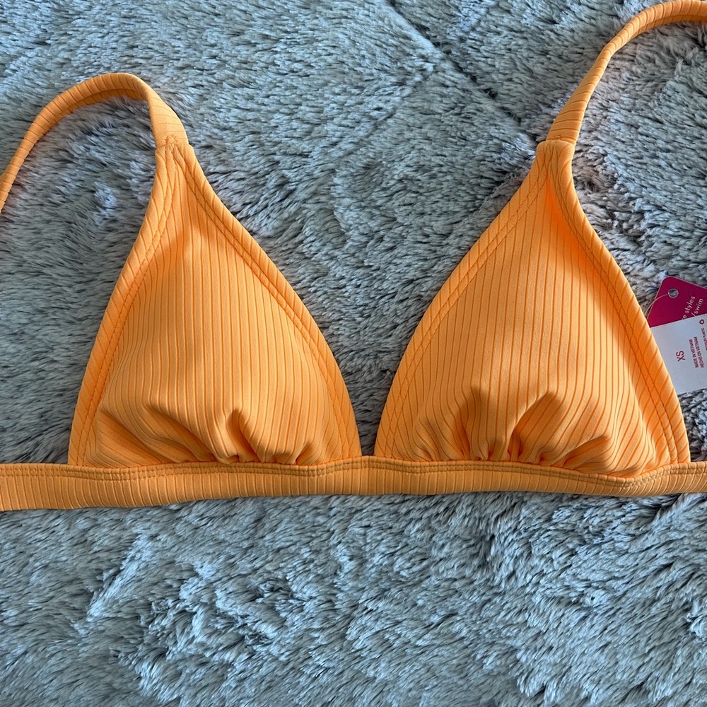 brand new target swim top orange